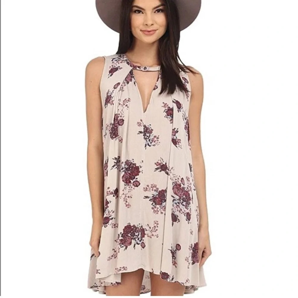 FREE PEOPLE FLORAL SWING DRESS